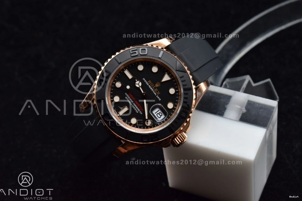 126655 Ceramic Edition Rubber VS3235 Oysterflex on Strap Bezel Yacht-Master Black Best VSF 1:1 0318